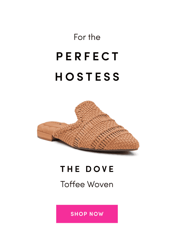 Dove in Toffee Woven: for the perfect hostess