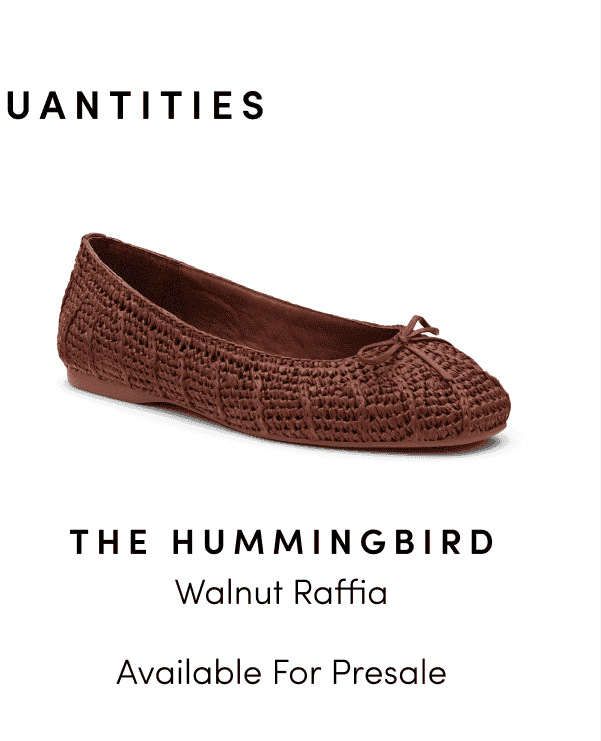 Hummingbird Walnut Raffia