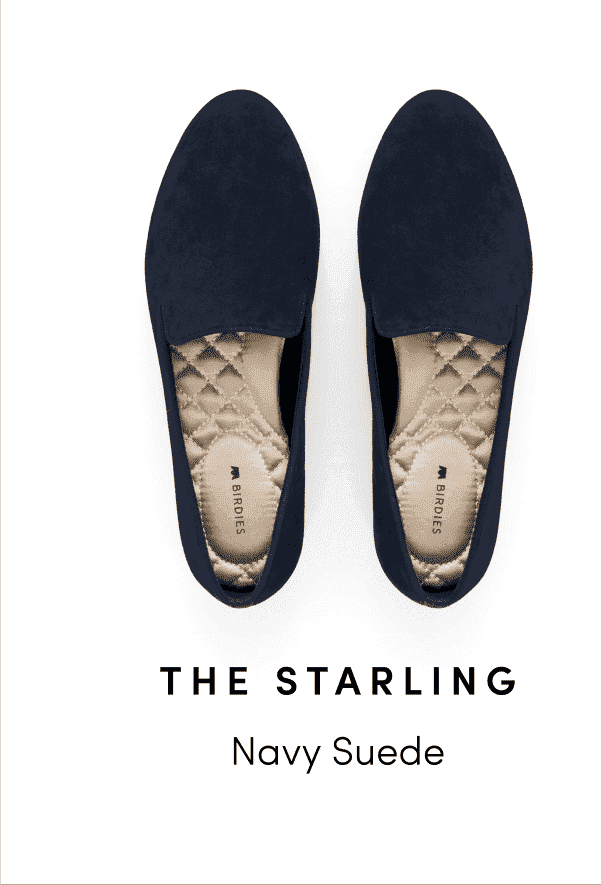 Starling Navy Suede