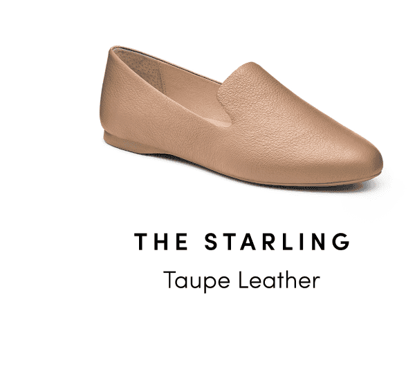 Starling in Taupe Leather