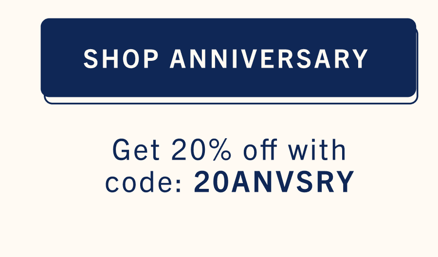 Get 20% off anniversary candle with code 20ANVSRY