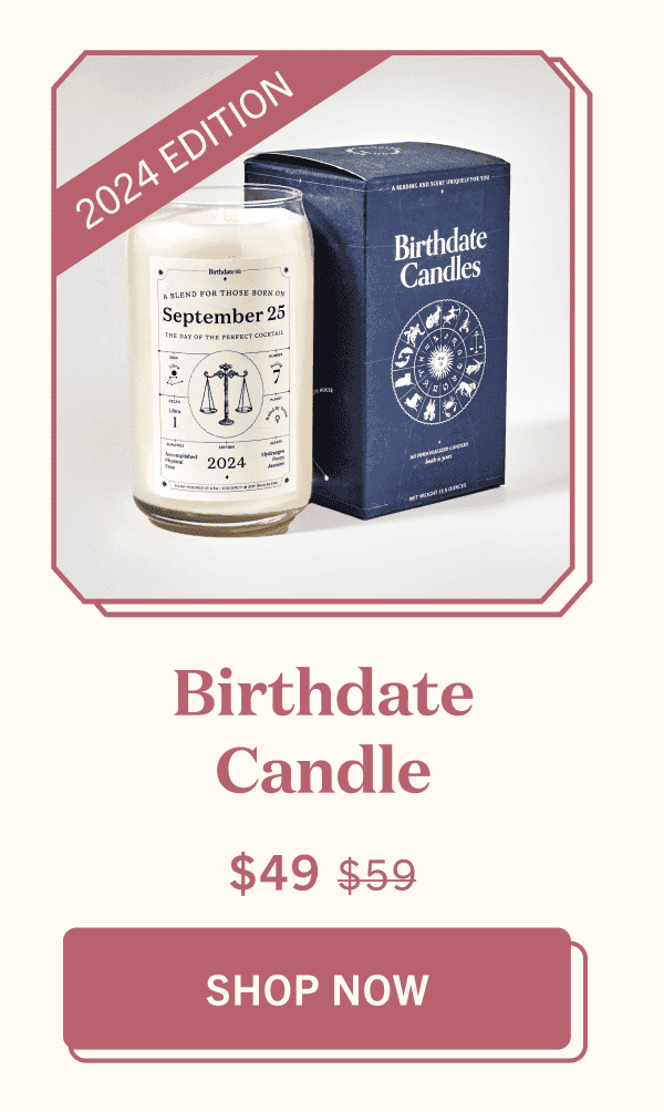 Birthdate Candle