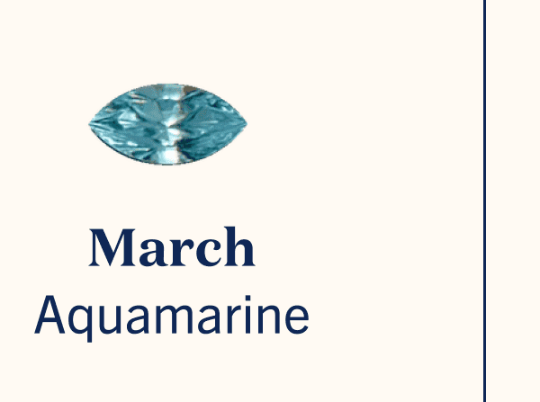 March - Aquamarine