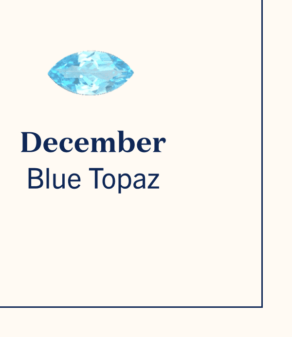 December - Blue Topaz
