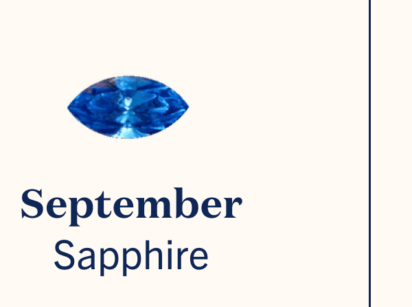 September - Sapphire
