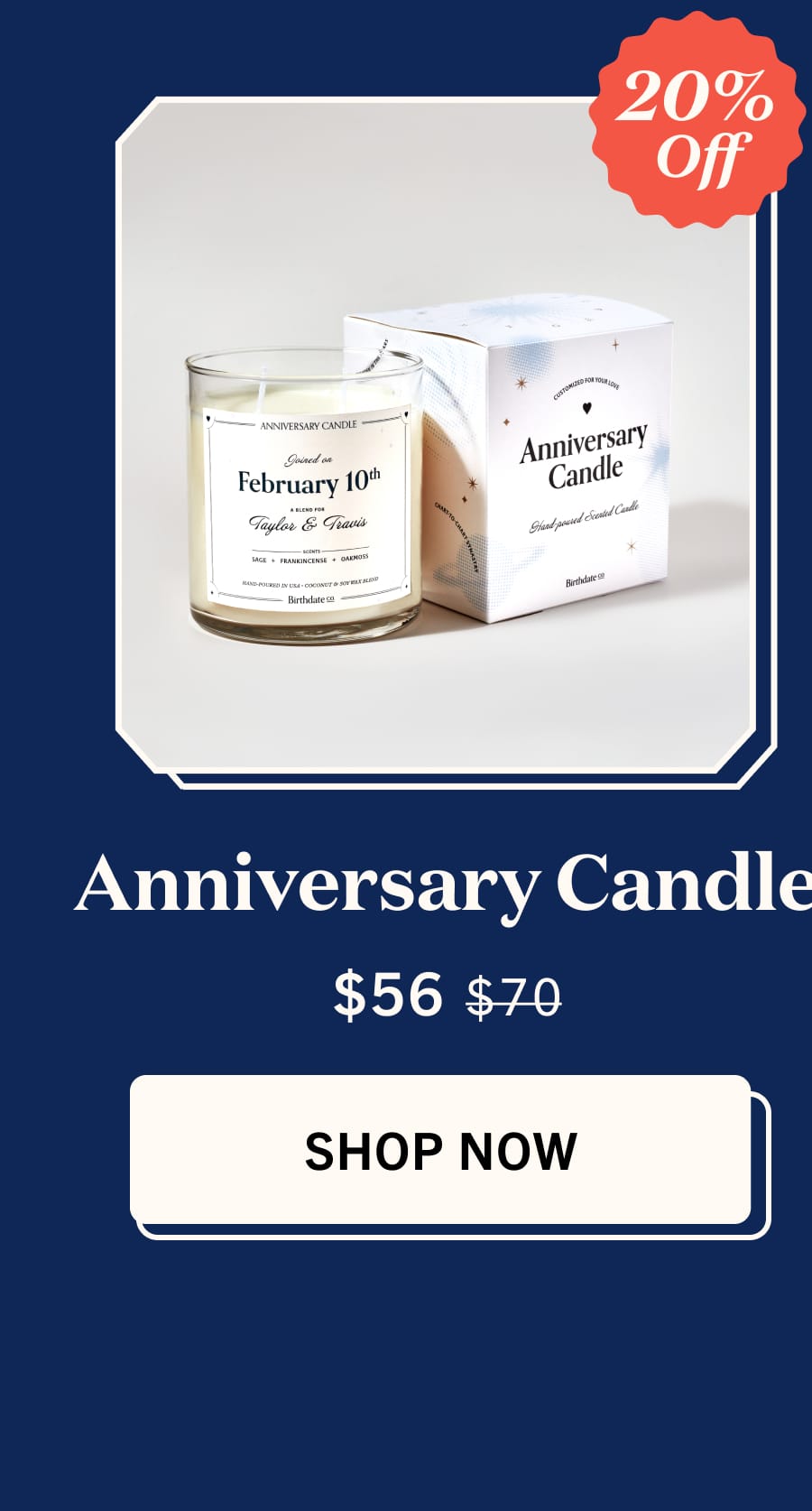 Anniversary Candle