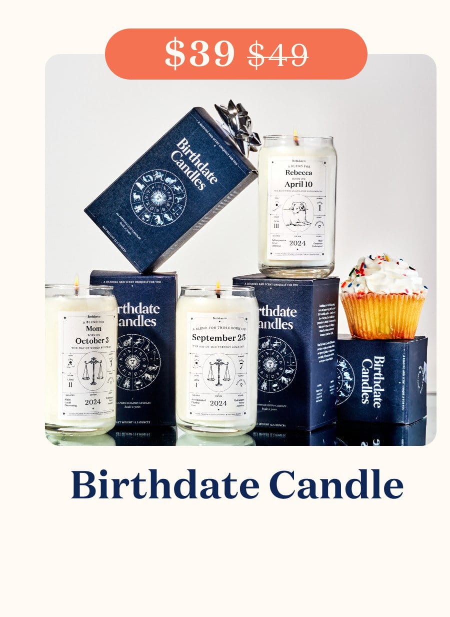 Birthdate Candle