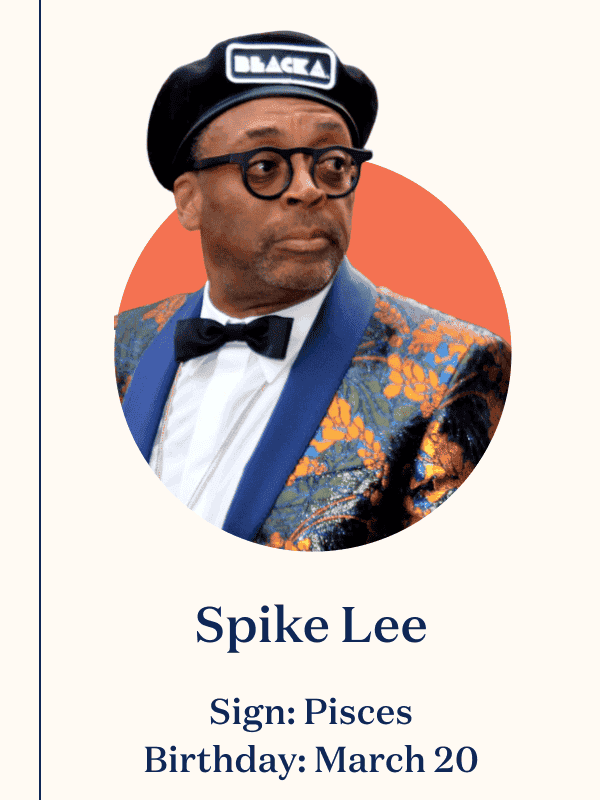 Spike Lee Sign: Pisces Birthday: March 20