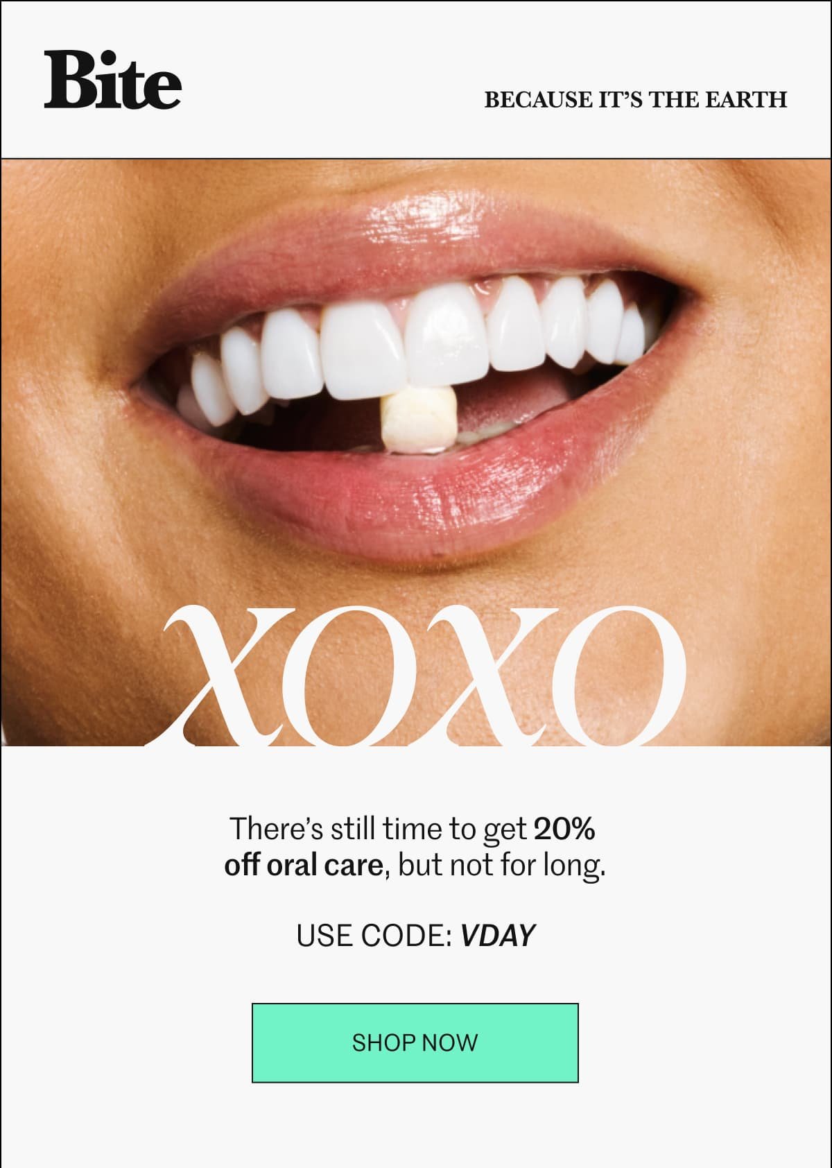 20% Off Oral Care with code VDAY | [Shop Now]