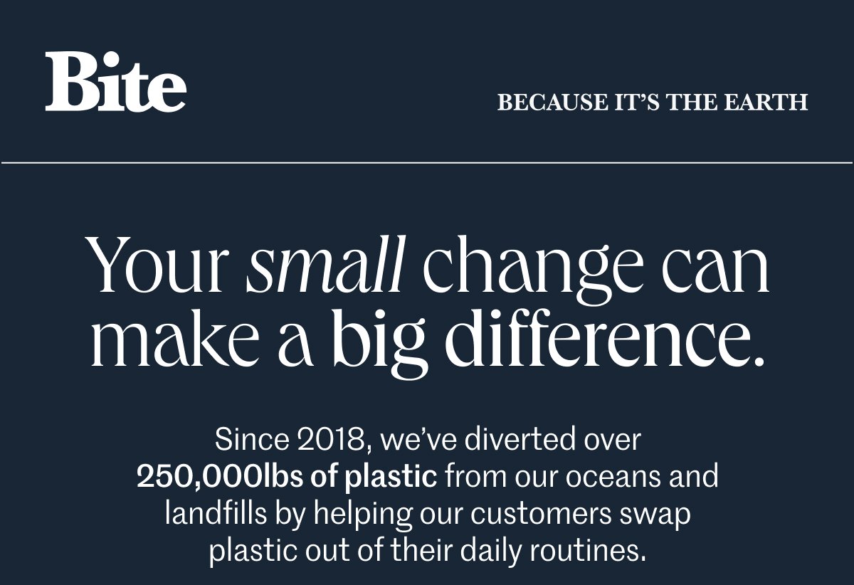 Your small change can make a big difference.