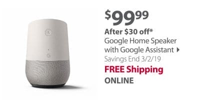 Google Home Speaker with Google Assistant