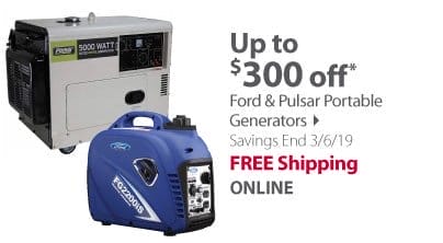 Ford & Pulsar Portable Generators