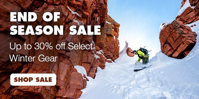 End of Season Sale - Up to 30% off select gear