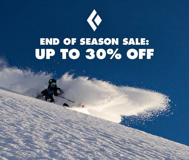 End of Season Sale: Up to 30% off