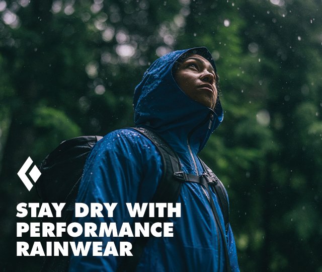 Stay Dry with Performance Rainwear