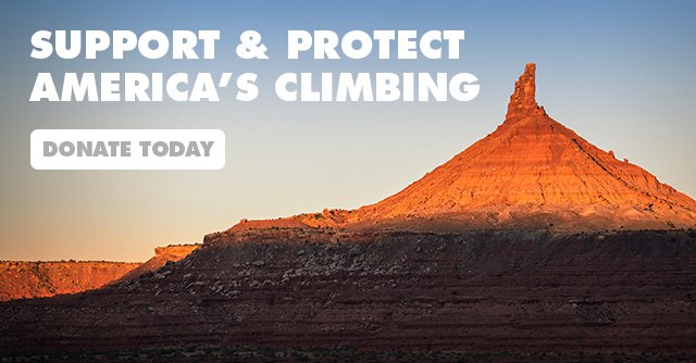 Support & Protect America’s Climbing