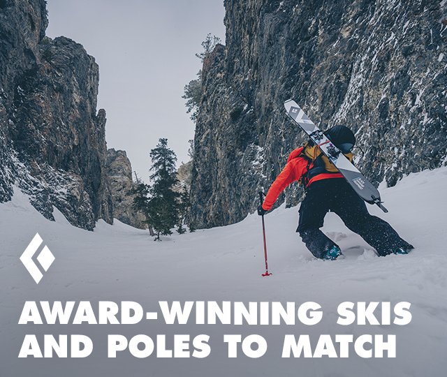 Award-Winning Skis and Poles to Match