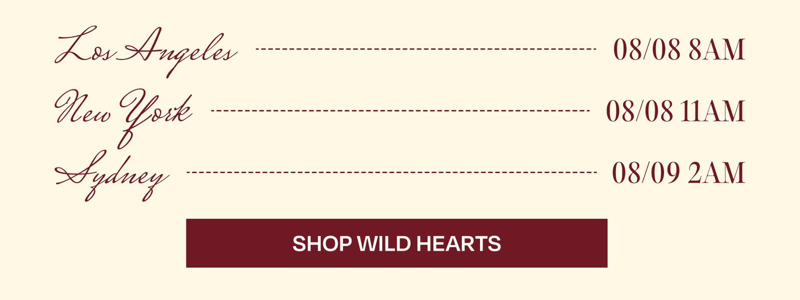 SHOP WILD HEARTS