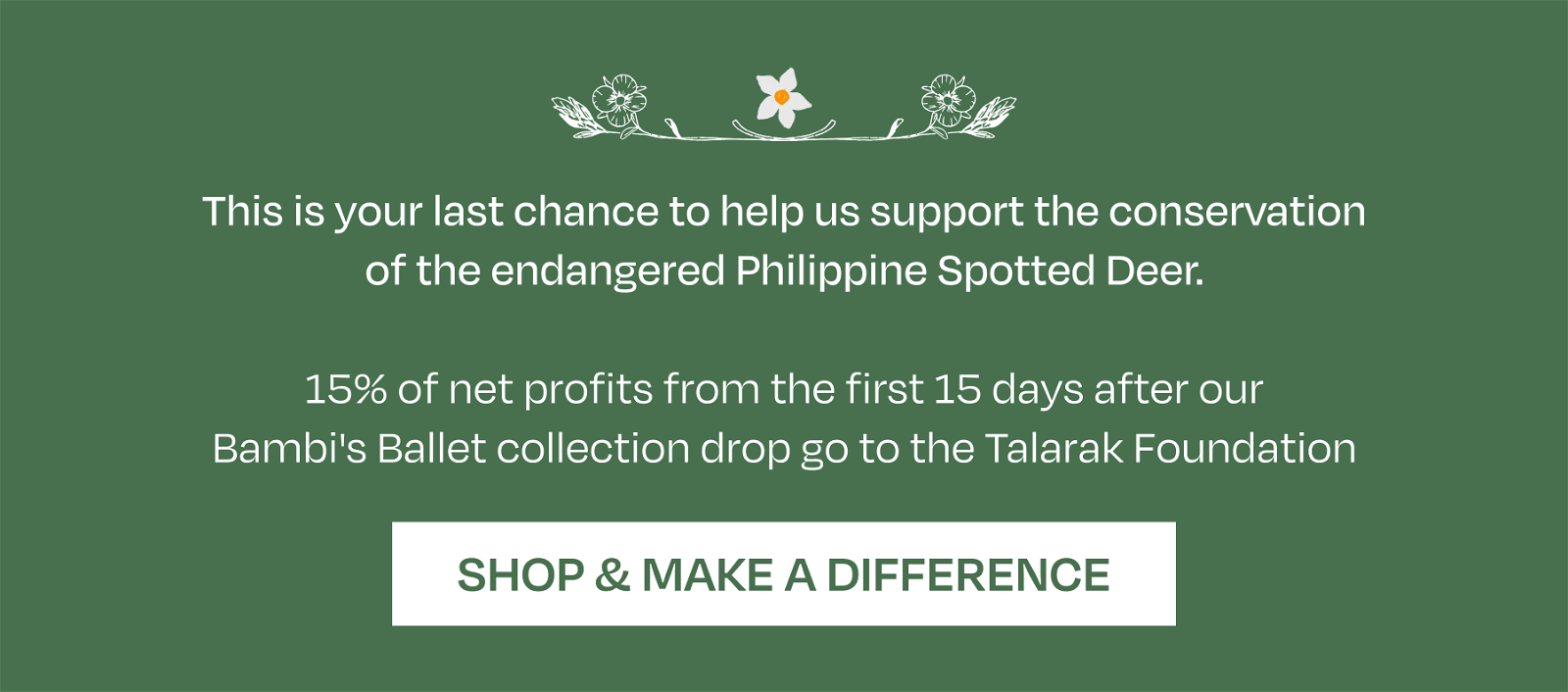SHOP & MAKE A DIFFERENCE