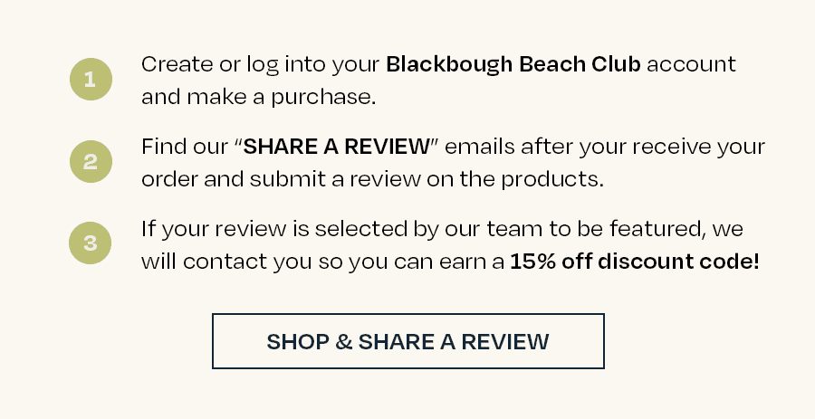 SHOP & SHARE A REVIEW