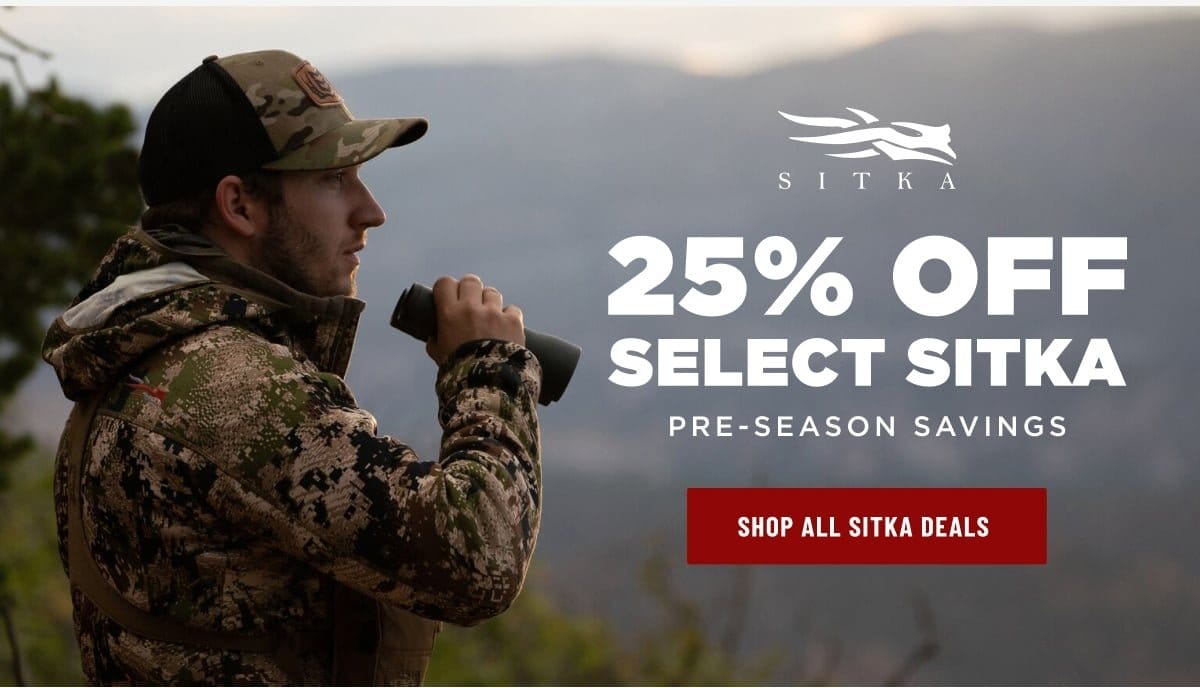 25% OFF SELECT SITKA