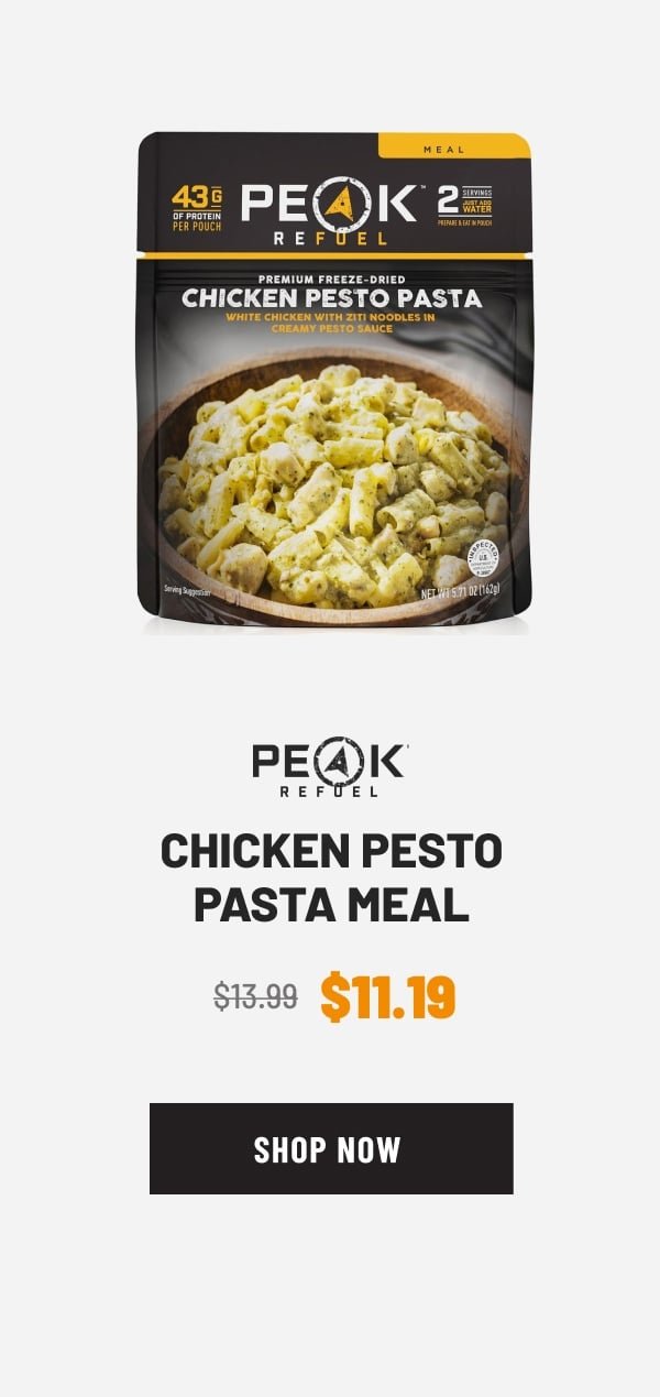 PEAK REFUEL CHICKEN PESTO PASTA MEAL