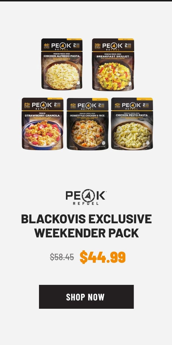 PEAK REFUEL BLACKOVIS WEEKENDER PACK