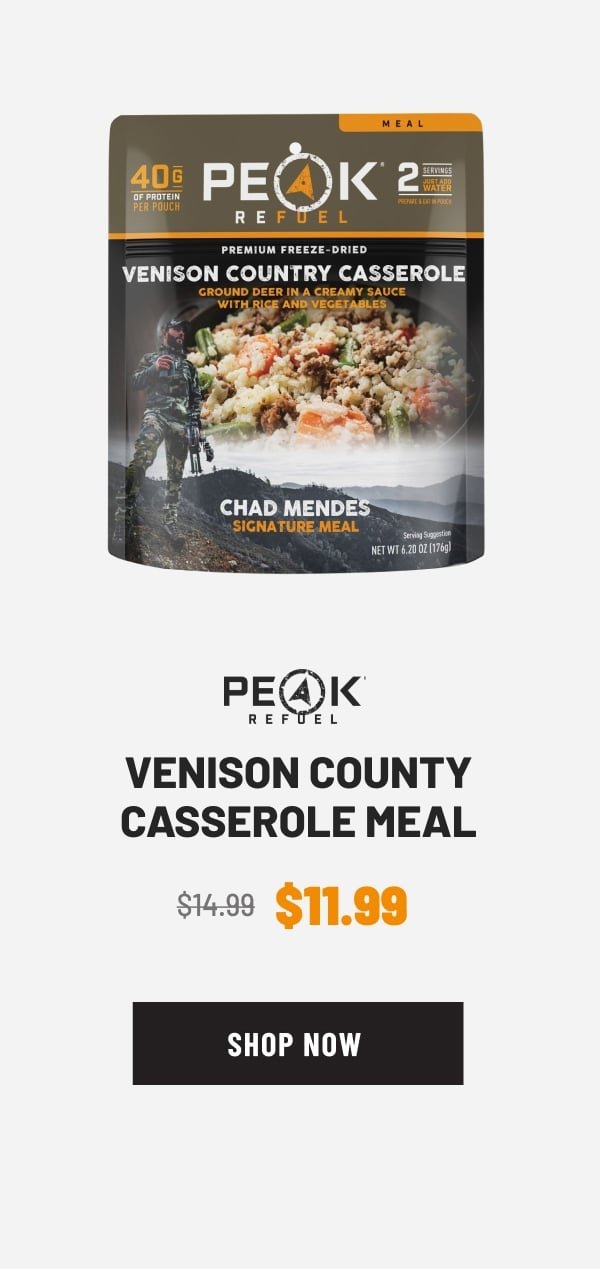 PEAK REFUEL VENISON COUNTRY CASSEROLE MEAL