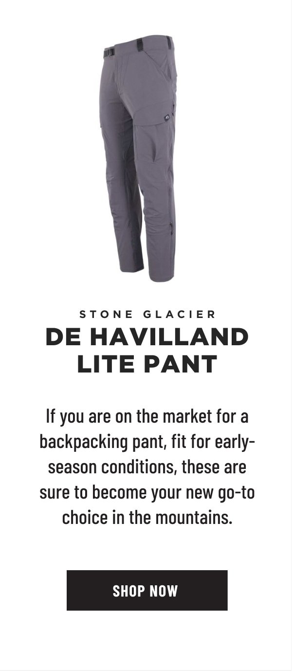 STONE GLACIER DE HAVILLAND LITE PANT