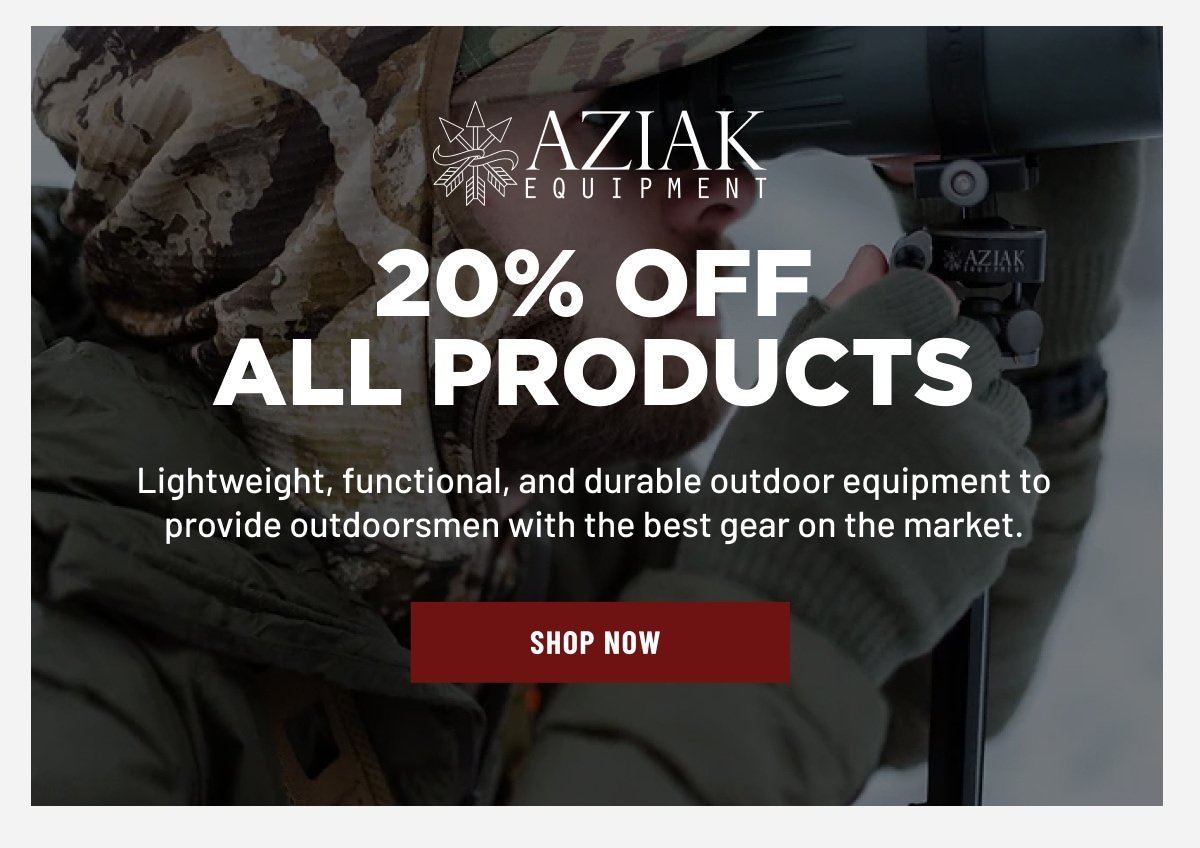 AZIAK EQUIPMENT 20% OFF