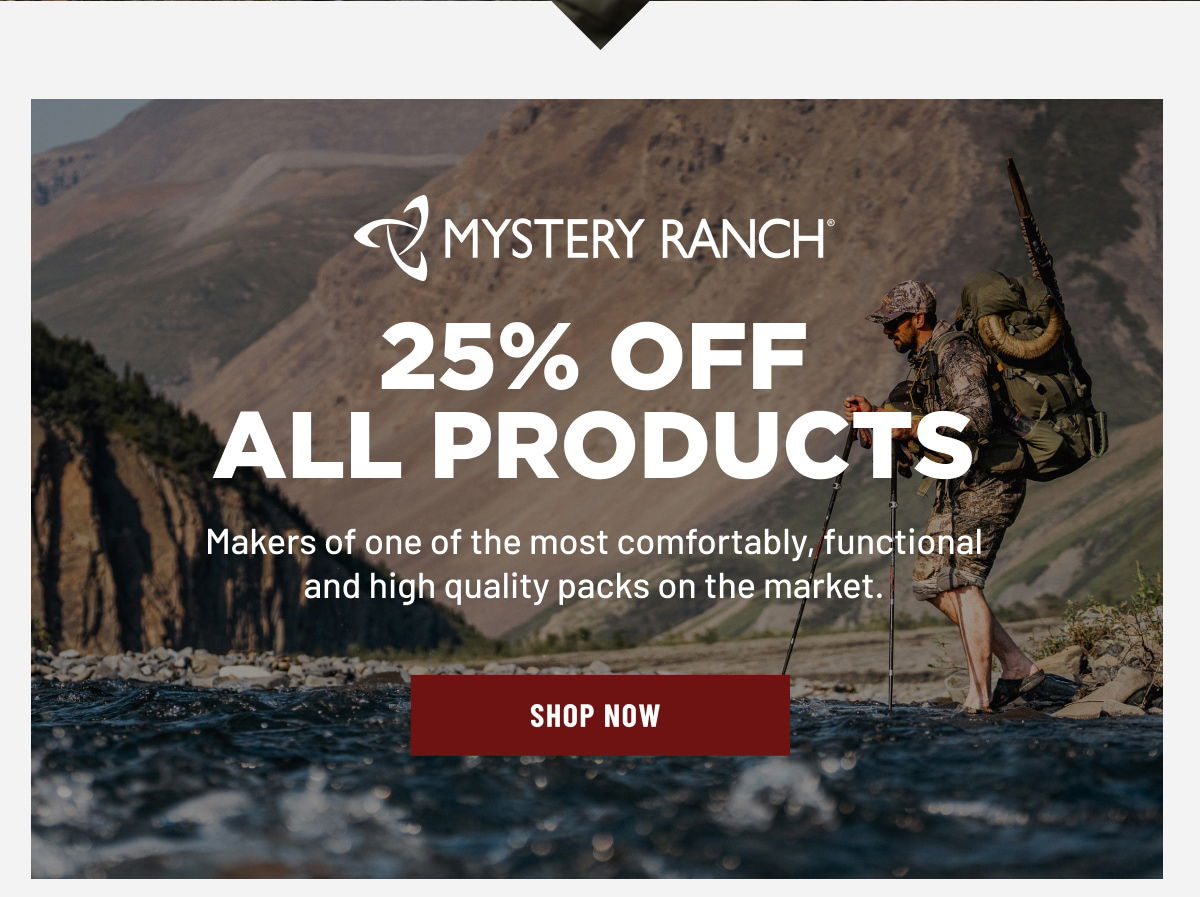 MYSTERY RANCH 25% OFF