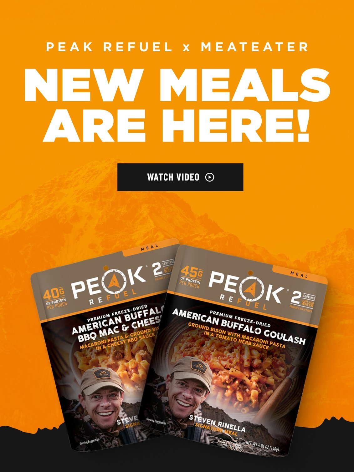 NEW PEAK MEALS ARE HERE