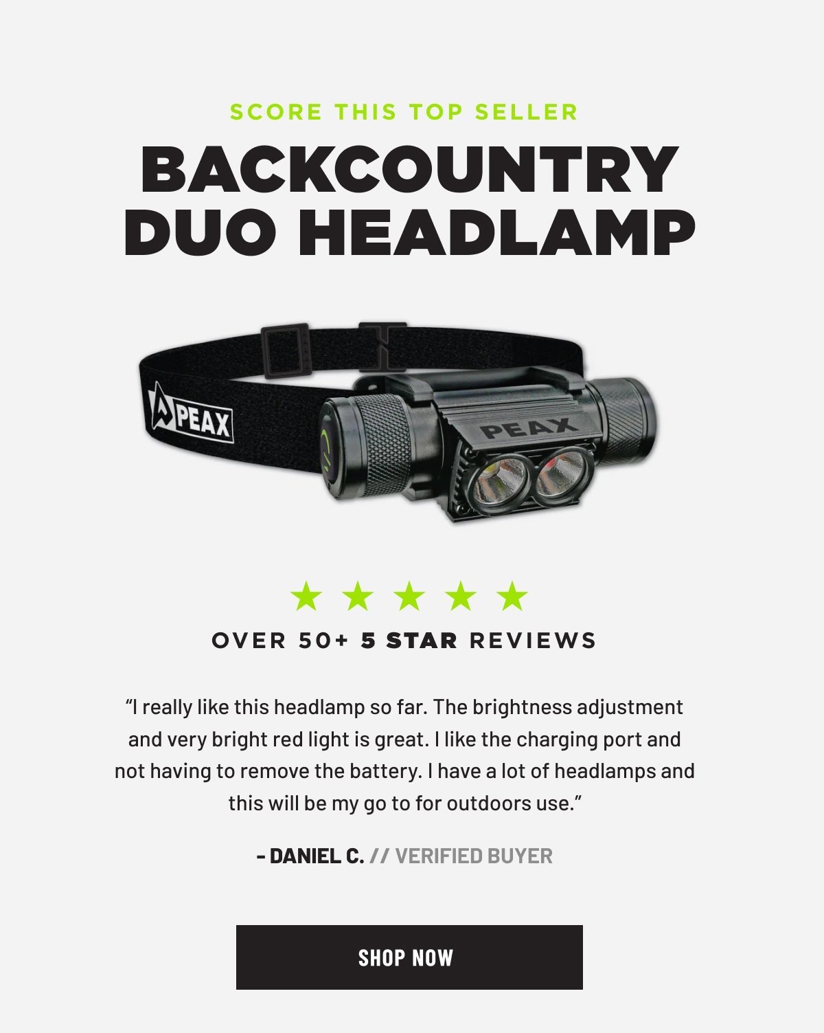 PEAX DUO HEADLAMP