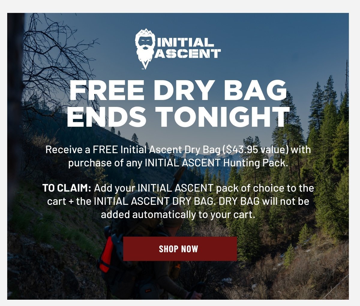 FREE INITIAL ASCENT DRY BAG