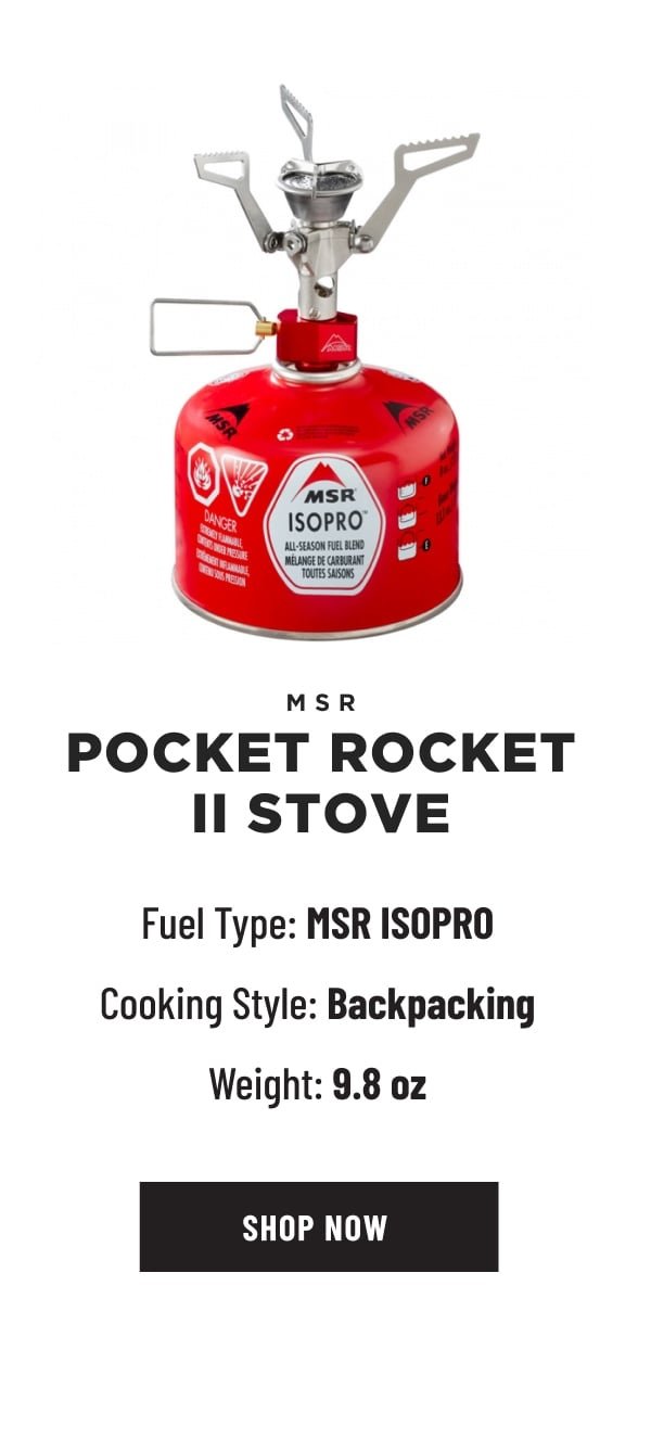 MSR POCKET ROCKET II STOVE