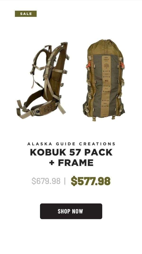 AGC KOBUK 57 FRAME PACK AND BAG