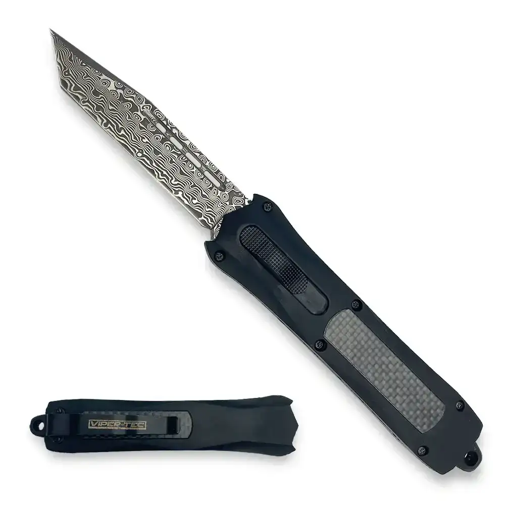 Image of VIPER TEC ZEDD REAL DAMASCUS OTF - DUAL ACTION