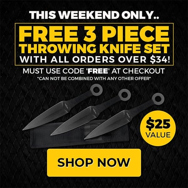 free throwing knife set