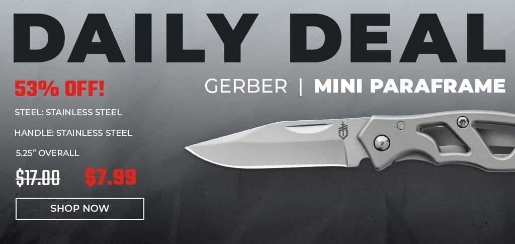 Daily Deal - Gerber Mini Paraframe