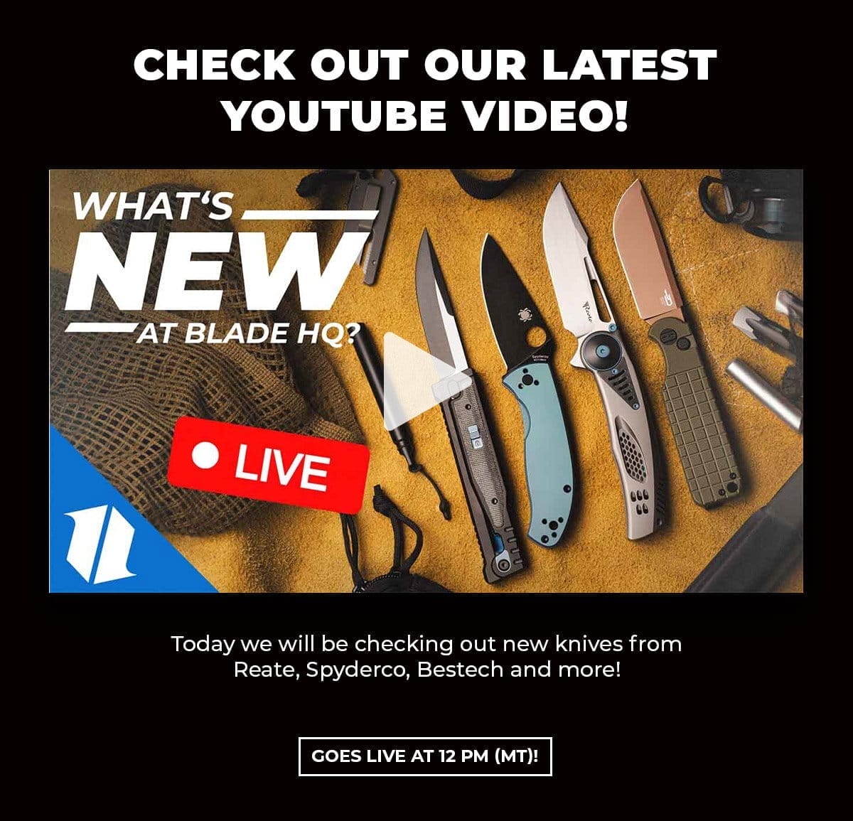 YouTube Live - New Knives