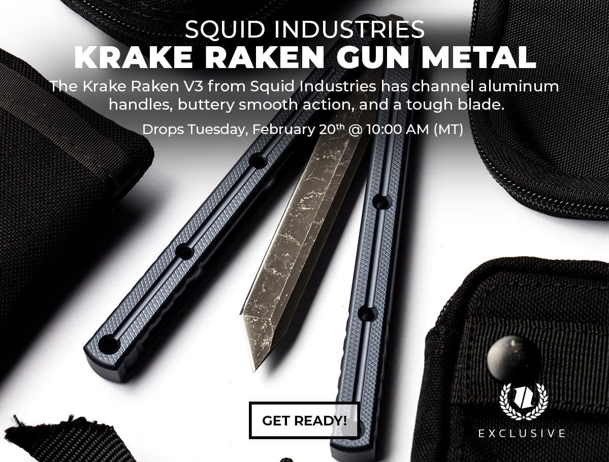 Coming Soon - Squid Industries Krake Raken Gun Metal Exclusive