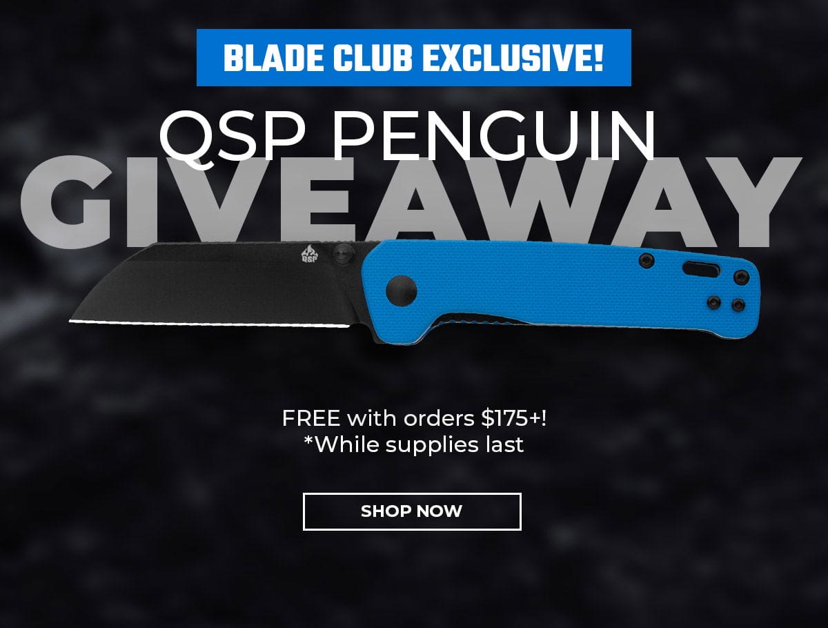 QSP Penguin Giveaway! For Blade Club Members only.