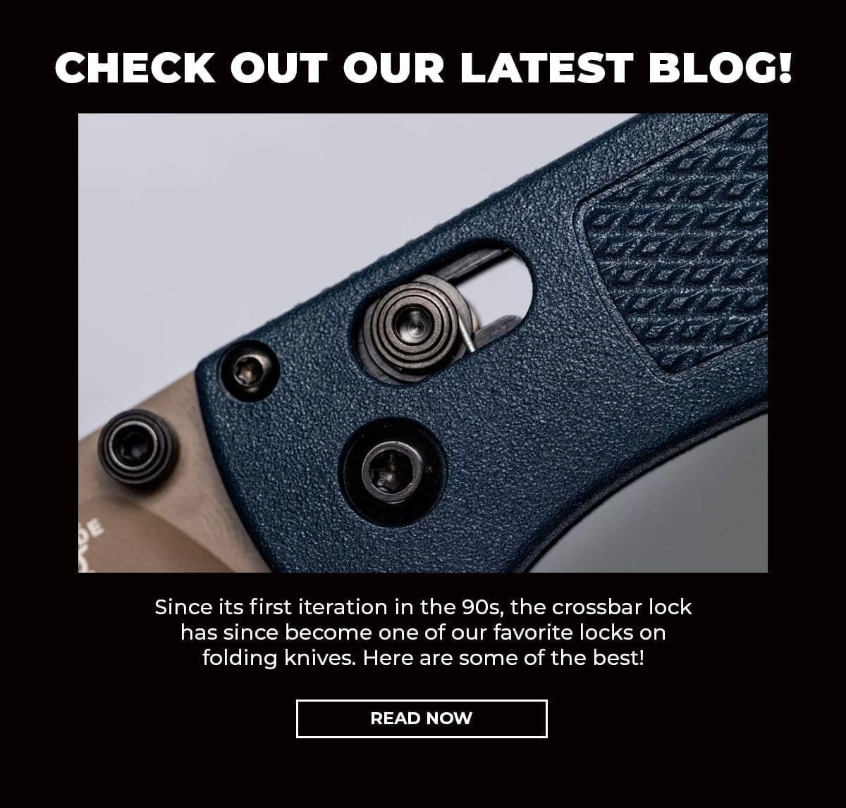 Blog - Crossbar Lock Knives: From the AXIS Lock to the DuraLock