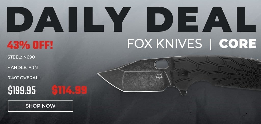 Daily Deal - Fox Knives Core Tanto