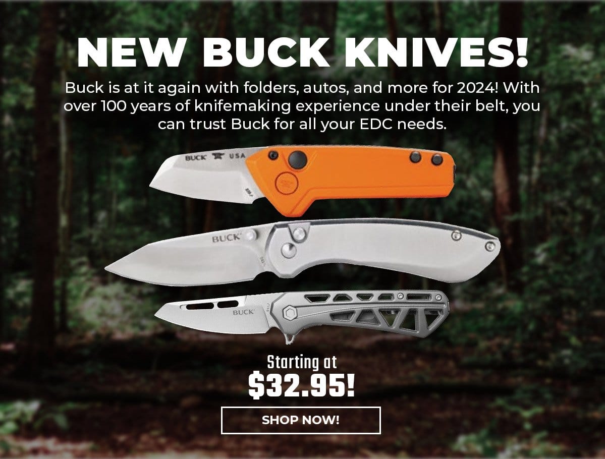 New Buck Knives