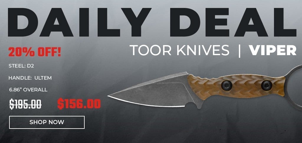 Daily Deal - Toor Knives Viper