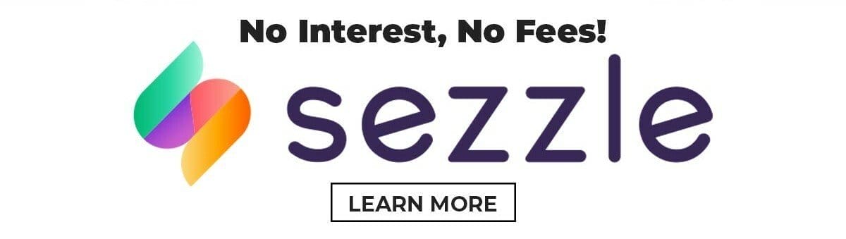 Now offering payments through Sezzle!
