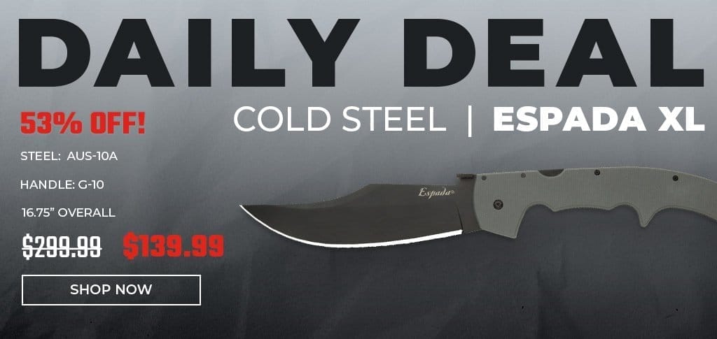 Daily Deal - Cold Steel Espada XL