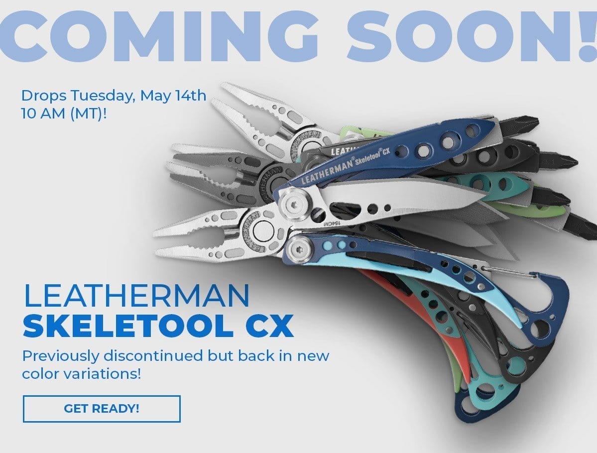 Coming Soon Leatherman Skeletool CX