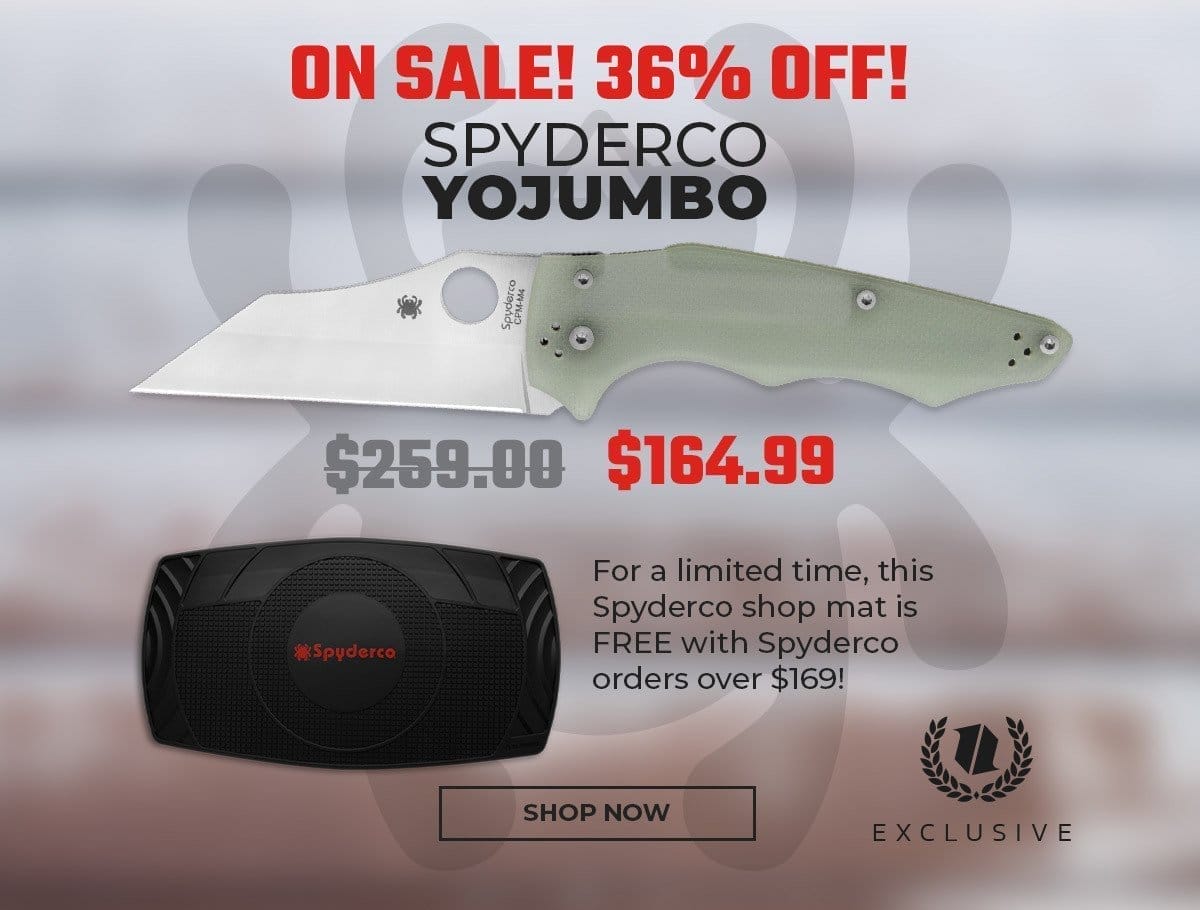 Spyderco Shop Mat Giveaway